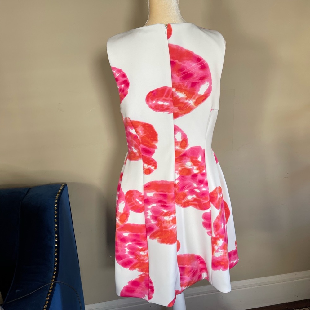 Calvin Klein Women Sz 14 Fit &
Flare Dress Floral Multicolor
Scuba Pleated Lined - Picture 7 of 9